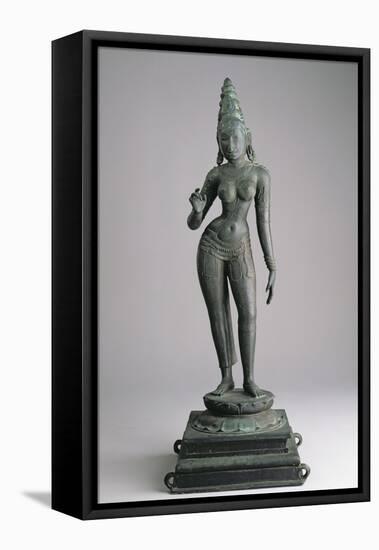 Parvati, Consort of Siva, Indian, 13th Century (Bronze)-Indian-Framed Premier Image Canvas