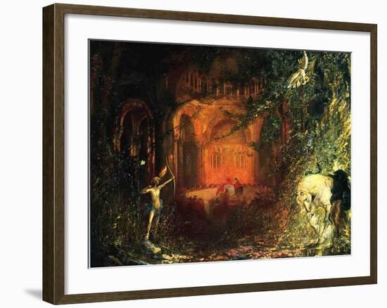 Parzifal and the Knights of the Holy Graal, c.1902-Pinckney Marcius-Simons-Framed Giclee Print