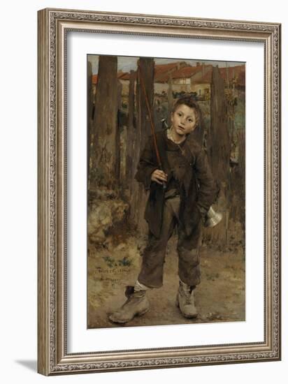 Pas Mèche (Nothing Doin), 1882-Jules Bastien-Lepage-Framed Giclee Print