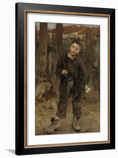 Pas Mèche (Nothing Doin), 1882-Jules Bastien-Lepage-Framed Giclee Print