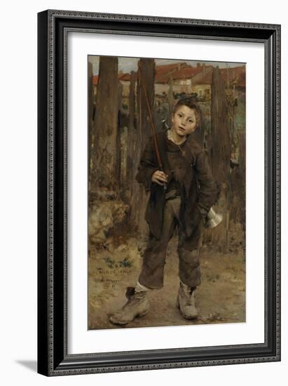 Pas Mèche (Nothing Doin), 1882-Jules Bastien-Lepage-Framed Giclee Print