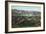 Pasadena, California - View of Mt. Lowe and Mt. Wilson-Lantern Press-Framed Art Print