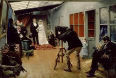 Wedding at the Photographer'S, 1878-1879-Pascal Adolphe Jean Dagnan-Bouveret-Giclee Print