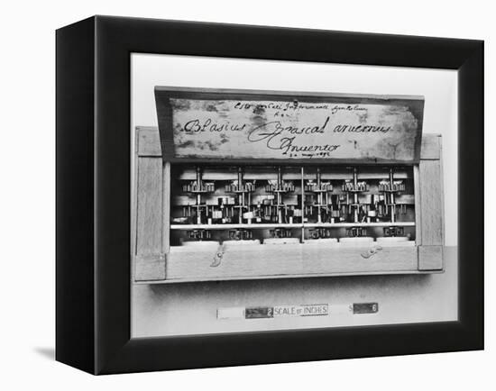 Pascal's Adding Machine-null-Framed Premier Image Canvas