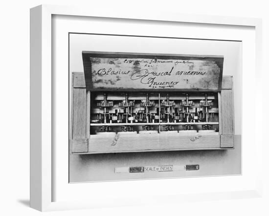 Pascal's Adding Machine-null-Framed Photographic Print