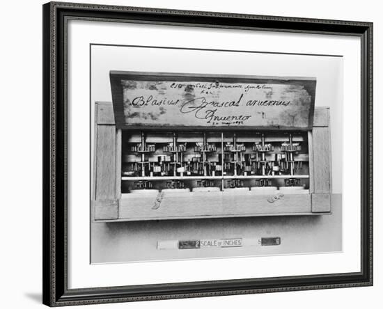 Pascal's Adding Machine-null-Framed Photographic Print