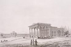 Cloth Market, in Isfahan, from Voyage Pittoresque of Persia, Engraved by Claude Sauvageot-Pascal Xavier Coste-Giclee Print