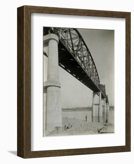 Pasco Kenniwick Bridge, 1922-Asahel Curtis-Framed Giclee Print