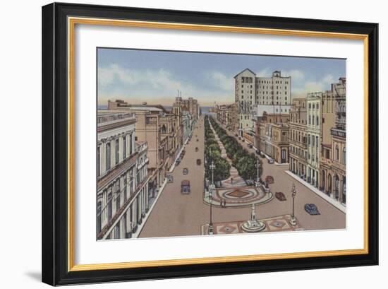 Paseo De Marti O Prado, Marti or Prado Promenade-American Photographer-Framed Photographic Print