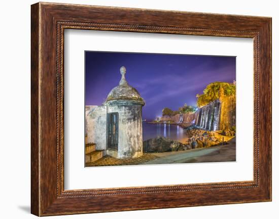 Paseo Del Morro in San Juan, Puerto Rico.-SeanPavonePhoto-Framed Photographic Print