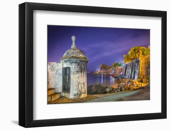 Paseo Del Morro in San Juan, Puerto Rico.-SeanPavonePhoto-Framed Photographic Print