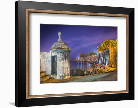 Paseo Del Morro in San Juan, Puerto Rico.-SeanPavonePhoto-Framed Photographic Print