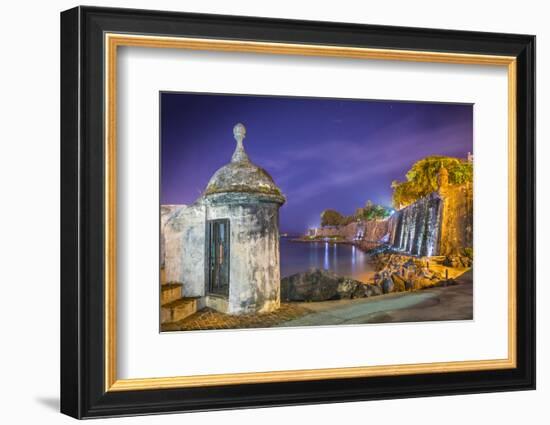 Paseo Del Morro in San Juan, Puerto Rico.-SeanPavonePhoto-Framed Photographic Print