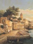 View of Genoa from the Gardens of Palazzo Doria Pamphilj-Pasquale Domenico Cambiaso-Premier Image Canvas