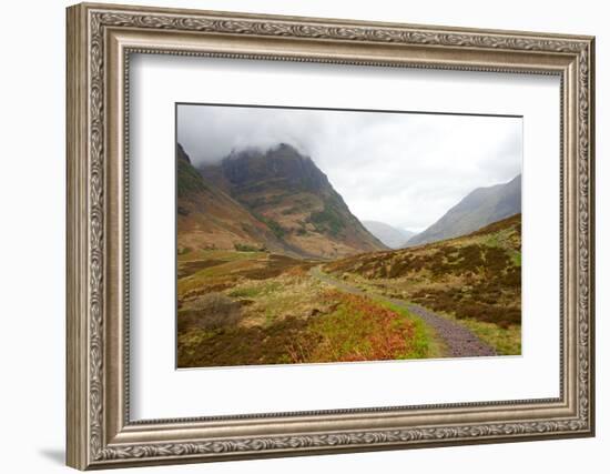 Pass of Glencoe - Overcast Day. Scotland's Highland. Spring-A_nella-Framed Photographic Print