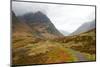 Pass of Glencoe - Overcast Day. Scotland's Highland. Spring-A_nella-Mounted Photographic Print