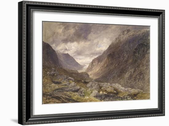 Pass of Llanberis, C.1853-Alfred William Hunt-Framed Giclee Print
