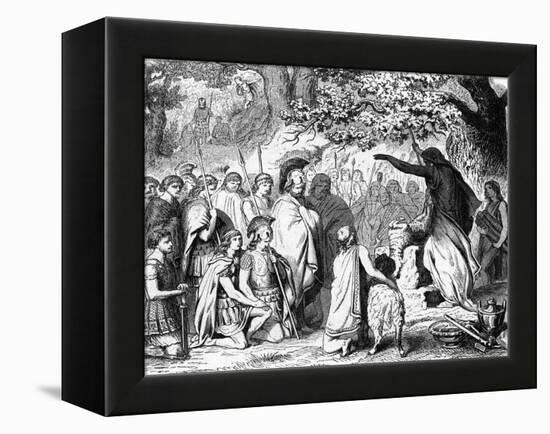 Pass of Thermopylae-H Leutemann-Framed Stretched Canvas
