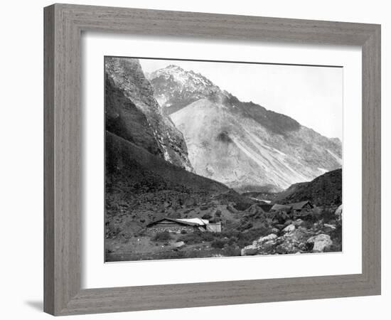 Pass of Uspallata, Andes Mountains, South America, 1893-John L Stoddard-Framed Giclee Print