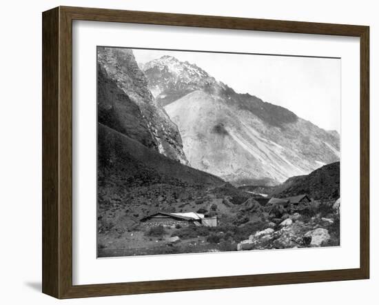 Pass of Uspallata, Andes Mountains, South America, 1893-John L Stoddard-Framed Giclee Print