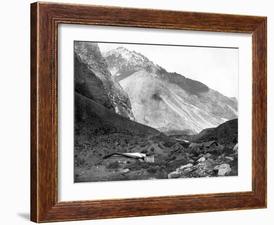 Pass of Uspallata, Andes Mountains, South America, 1893-John L Stoddard-Framed Giclee Print