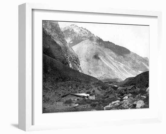 Pass of Uspallata, Andes Mountains, South America, 1893-John L Stoddard-Framed Giclee Print