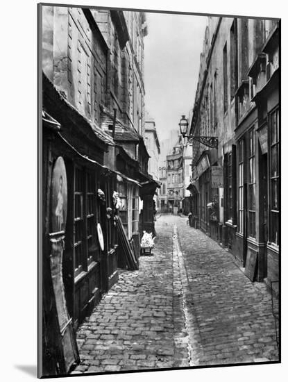 Passage De La Petite Boucherie (From Rue Gozlin)-Charles Marville-Mounted Giclee Print