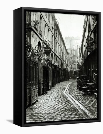 Passage du Dragon, Paris, 1858-78-Charles Marville-Framed Premier Image Canvas