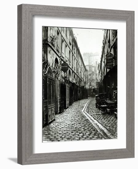 Passage du Dragon, Paris, 1858-78-Charles Marville-Framed Photographic Print