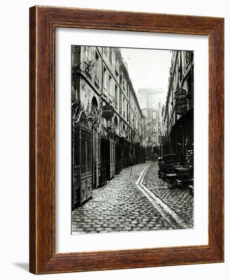 Passage du Dragon, Paris, 1858-78-Charles Marville-Framed Photographic Print