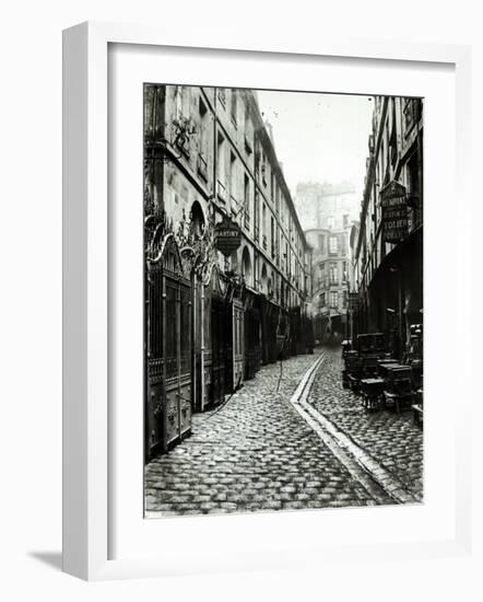 Passage du Dragon, Paris, 1858-78-Charles Marville-Framed Photographic Print