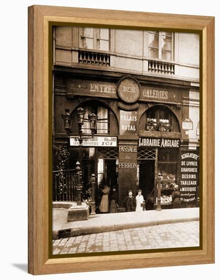 Passage du Perron Palais Royal-Eugène Atget-Framed Premier Image Canvas