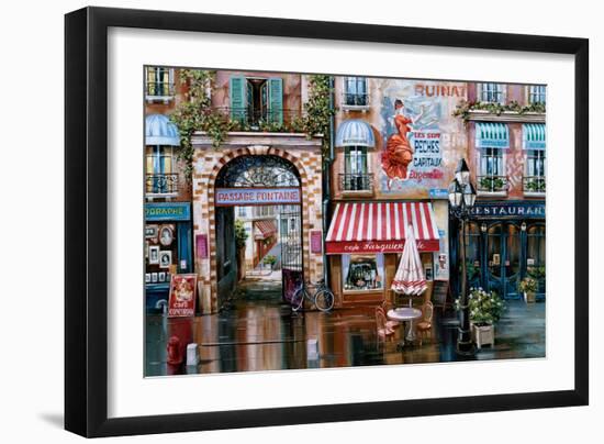 Passage Fontaine-Mark St^ John-Framed Art Print