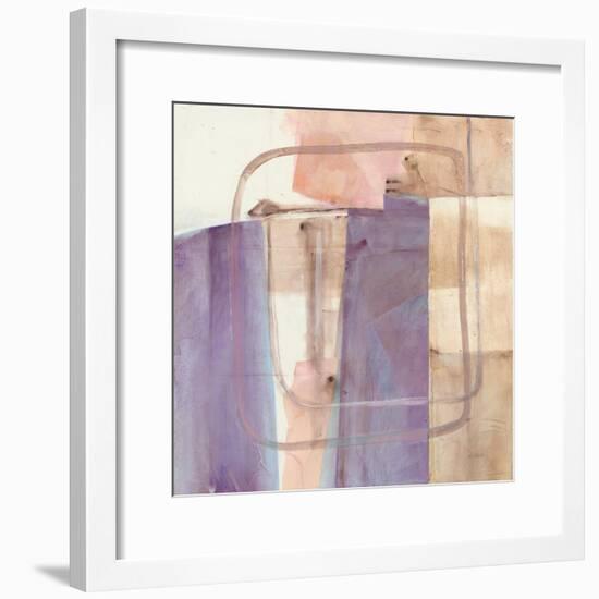 Passage I Blush Purple-Mike Schick-Framed Art Print