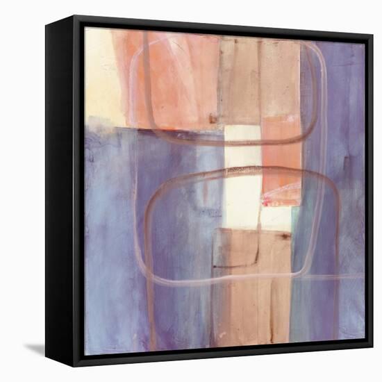 Passage II Blush Purple-Mike Schick-Framed Stretched Canvas