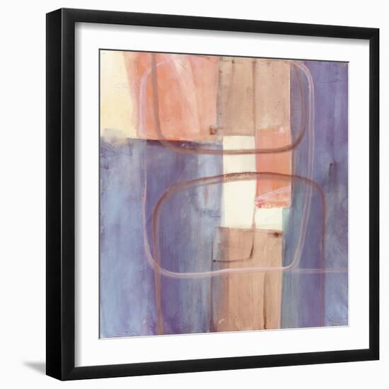 Passage II Blush Purple-Mike Schick-Framed Art Print