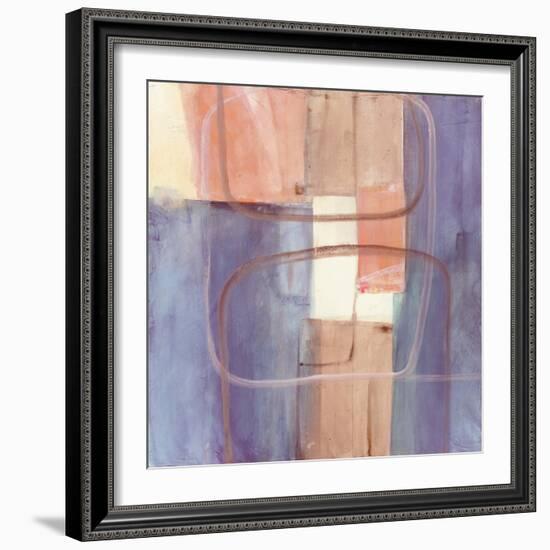 Passage II Blush Purple-Mike Schick-Framed Art Print