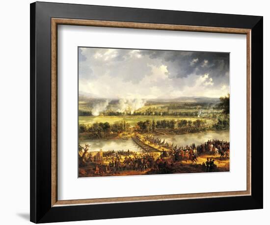 Passage of Arcole Bridge, November 17, 1796-Antoine Charles Horace Vernet-Framed Giclee Print