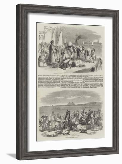 Passage of British Troops Through Egypt-null-Framed Giclee Print