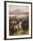 Passage of the Tagliamento in Front of Valvasone Led by General Napoleon Bonaparte-Hippolyte Lecomte-Framed Giclee Print