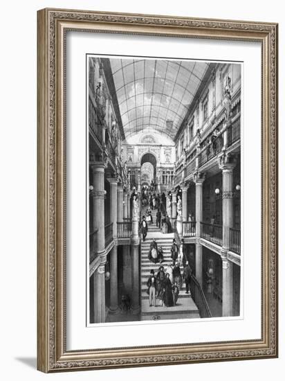 Passage Pommeraye, Nantes, 1841-Felix Benoist-Framed Giclee Print