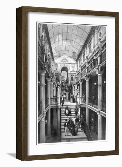 Passage Pommeraye, Nantes, 1841-Felix Benoist-Framed Giclee Print