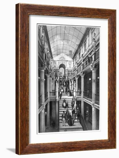 Passage Pommeraye, Nantes, 1841-Felix Benoist-Framed Giclee Print