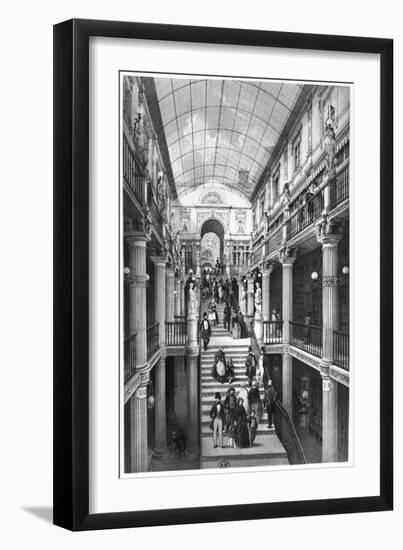 Passage Pommeraye, Nantes, 1841-Felix Benoist-Framed Giclee Print