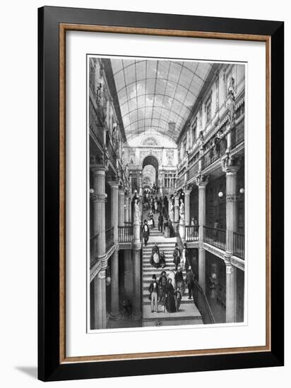 Passage Pommeraye, Nantes, 1841-Felix Benoist-Framed Giclee Print