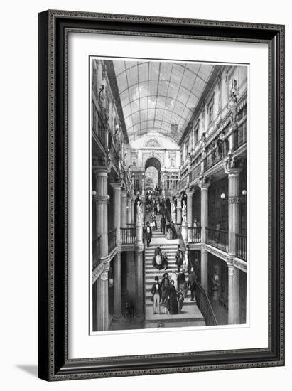 Passage Pommeraye, Nantes, 1841-Felix Benoist-Framed Giclee Print