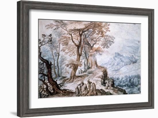 Passage Through Landscape, C1588-1625-Jan Brueghel the Elder-Framed Giclee Print