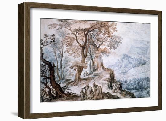 Passage Through Landscape, C1588-1625-Jan Brueghel the Elder-Framed Giclee Print