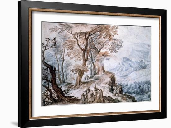 Passage Through Landscape, C1588-1625-Jan Brueghel the Elder-Framed Giclee Print