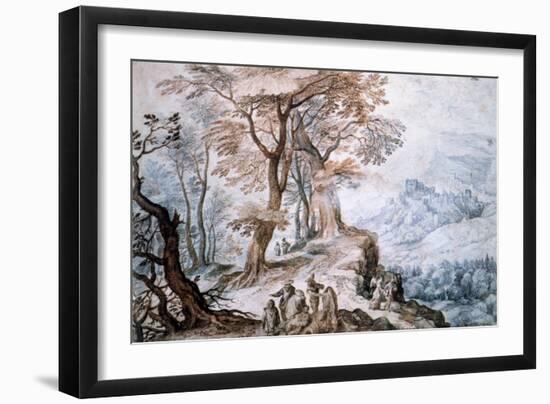 Passage Through Landscape, C1588-1625-Jan Brueghel the Elder-Framed Giclee Print